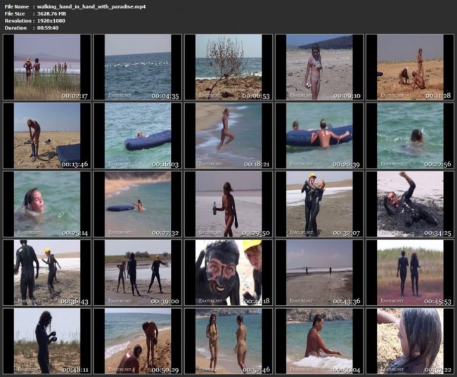 Walking hand in hand with paradise Nudism Full HD video [ヌーディズムについて学ぶ]